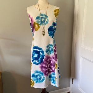 Tie-dye Inspired A-line Dress